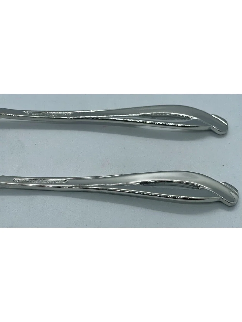(2) Lenox DEBUT 18/8 Stainless Japan Kirk Stieff Collection Place Spoon Lot ~7”